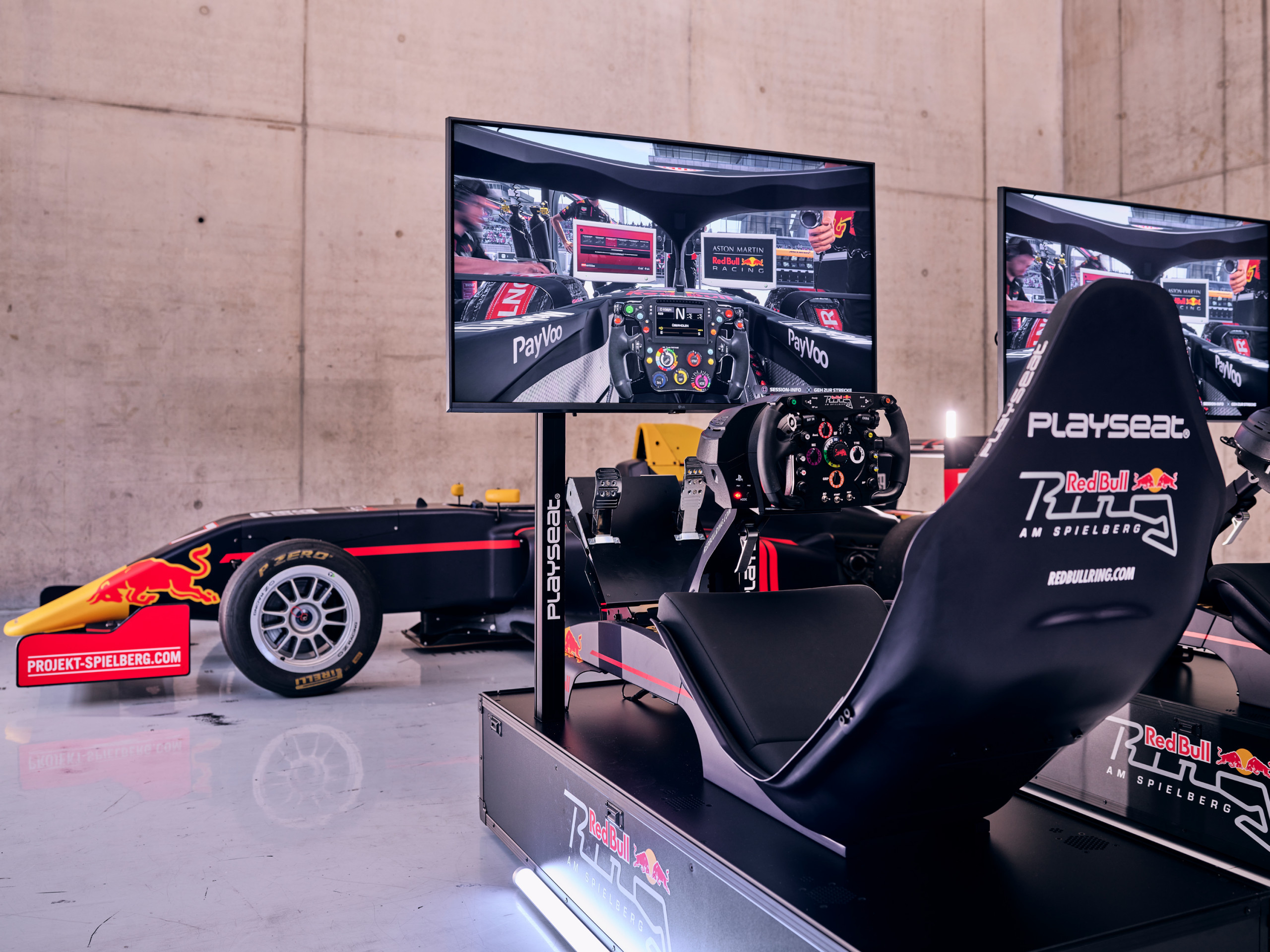 Driving an F1 simulator Original incentive idea